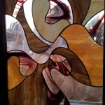 Tiffany technikával készült modern ólomüveg kép